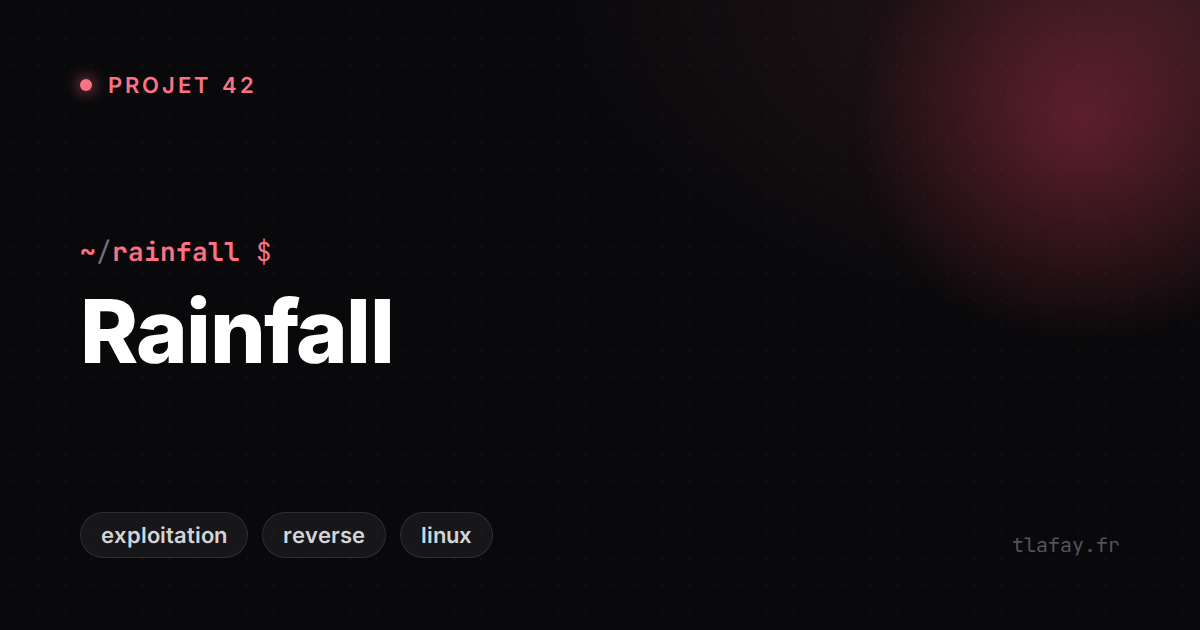 Rainfall